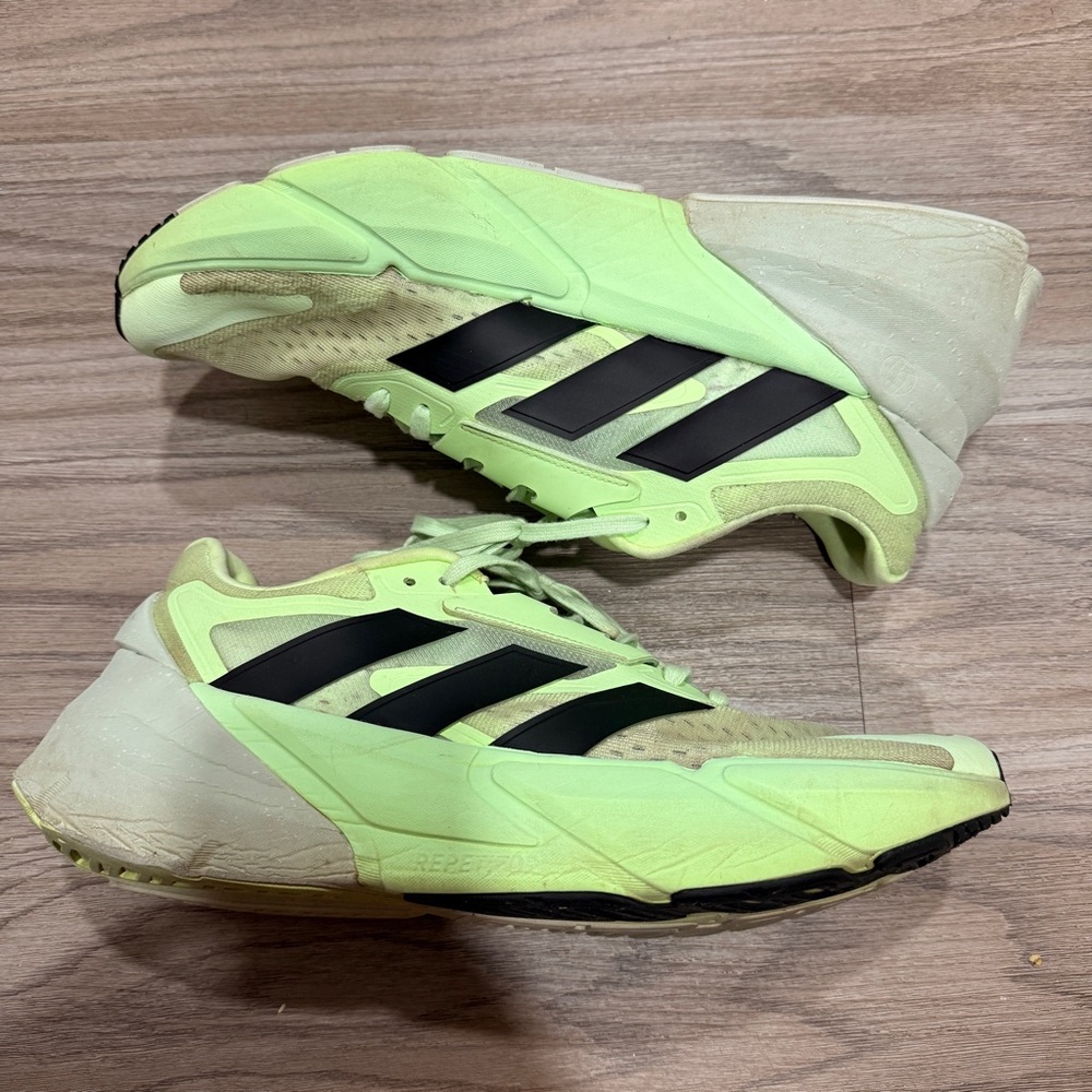 adidas Lime Green and Black Athletic Shoes